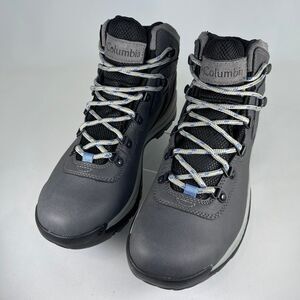 Columbia Women's Newton Ridge Plus Hiking Boot Quarry/Cool Wave Size 6 NEW